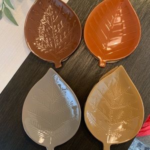 CRATE AND BARREL APPETIZER PLATES